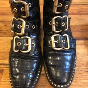 Topshop black booties